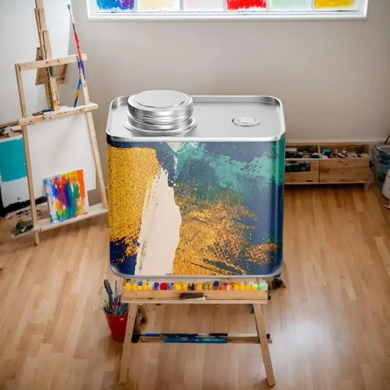 Пищевая герметичная жестяная банка для кофейных зерен для кемпинга на открытом воздухе, жестяная коробка для свежего дыхания, упаковка для хранения 
Пищевая герметичная жестяная банка для кофейных зерен для кемпинга на открытом воздухе, жестяная коробка для свежего дыхания, упаковка для хранения