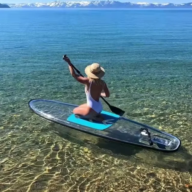 Crystal clear Bottom sup Stand up Transparent Paddle Board,Transparent Paddle Board Stand up Surf Board With Foot Leash
Crystal clear Bottom sup Stand up Transparent Paddle Board,Transparent Paddle Board Stand up Surf Board With Foot Leash