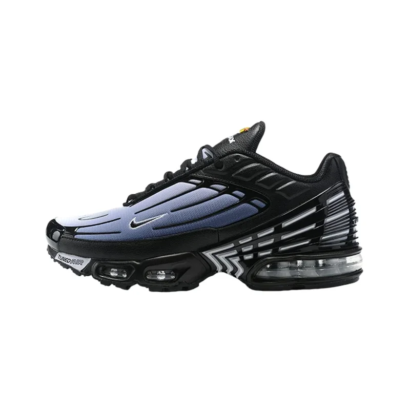 Nike Air Max Plus 3 Men's Running Shoes - Anti Slip, Durable, Comfortable, Sports Shock Absorbent, Breathable, Black Grey
Nike Air Max Plus 3 Men's Running Shoes - Anti Slip, Durable, Comfortable, Sports Shock Absorbent, Breathable, Black Grey