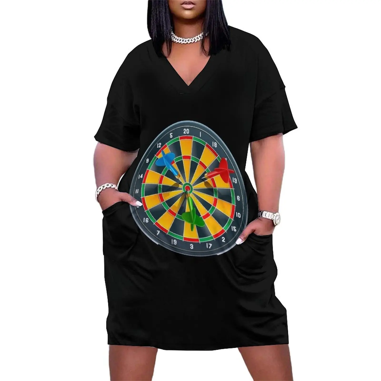 Darts games sports collection Loose Pocket Dress summer dress daily evening dresses women clothes for woman
Darts games sports collection Loose Pocket Dress summer dress daily evening dresses women clothes for woman