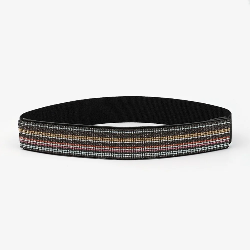 Fashion PU Material Elastic Ladies Belt Sparkling Crystal Elastic Fashion Dress Belt Wide Diamond Skirt Waistband Dress
Fashion PU Material Elastic Ladies Belt Sparkling Crystal Elastic Fashion Dress Belt Wide Diamond Skirt Waistband Dress