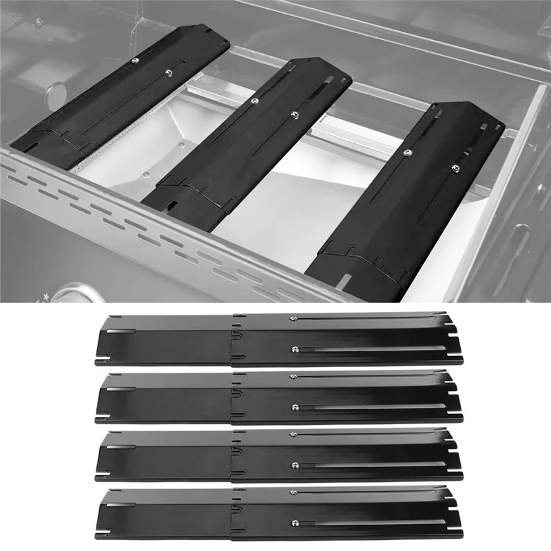 A89Q-4 Pair Adjustable Grill Heat Plate Shield Heat Tent Replacement Parts For BBQ Gas Grill Heat Plate Shield Tent Burner, Dura
A89Q-4 Pair Adjustable Grill Heat Plate Shield Heat Tent Replacement Parts For BBQ Gas Grill Heat Plate Shield Tent Burner, Dura