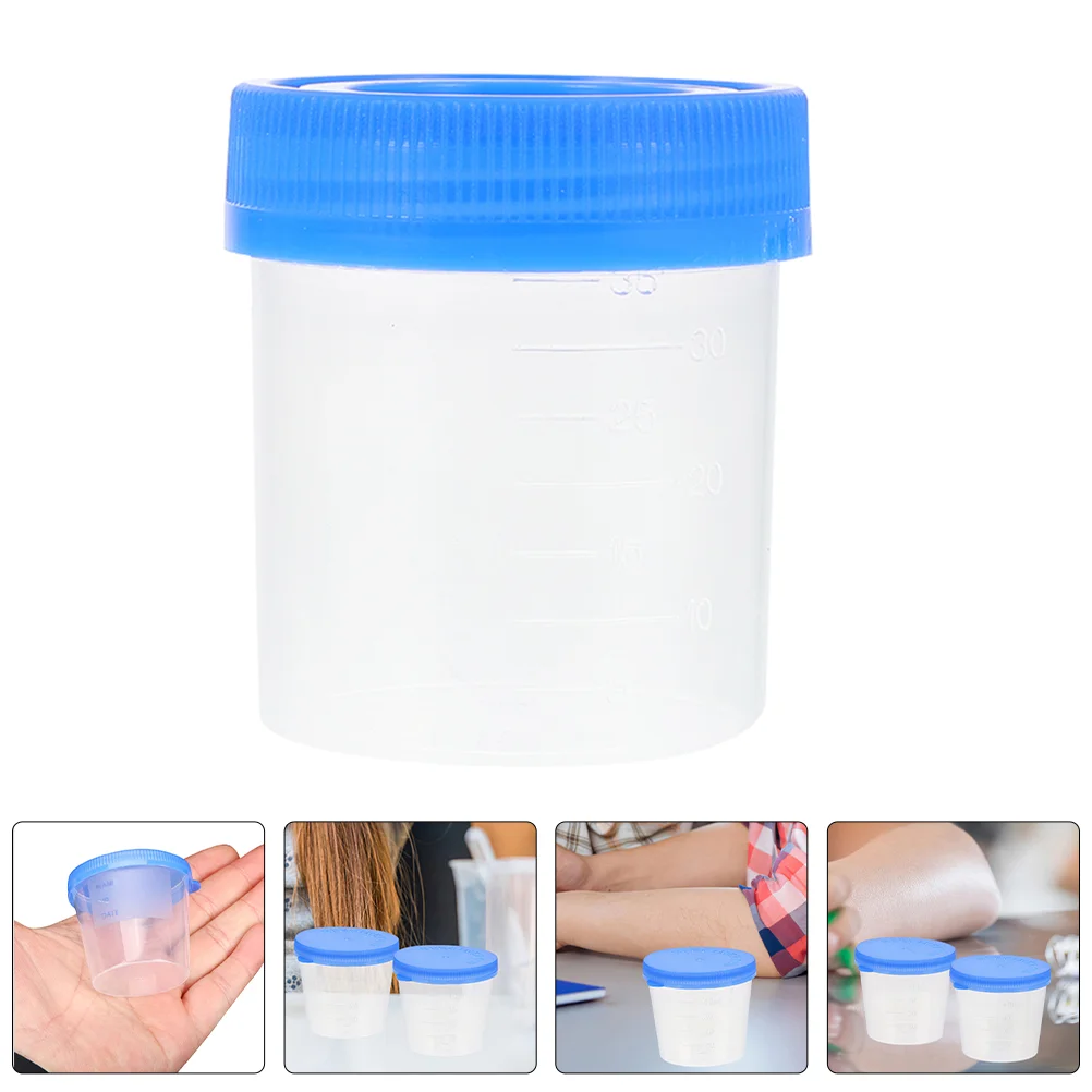 100 Pcs Specimen Leak-proof Cover Transparent Sample Jar Pp Urine Cups with Lids
100 Pcs Specimen Leak-proof Cover Transparent Sample Jar Pp Urine Cups with Lids