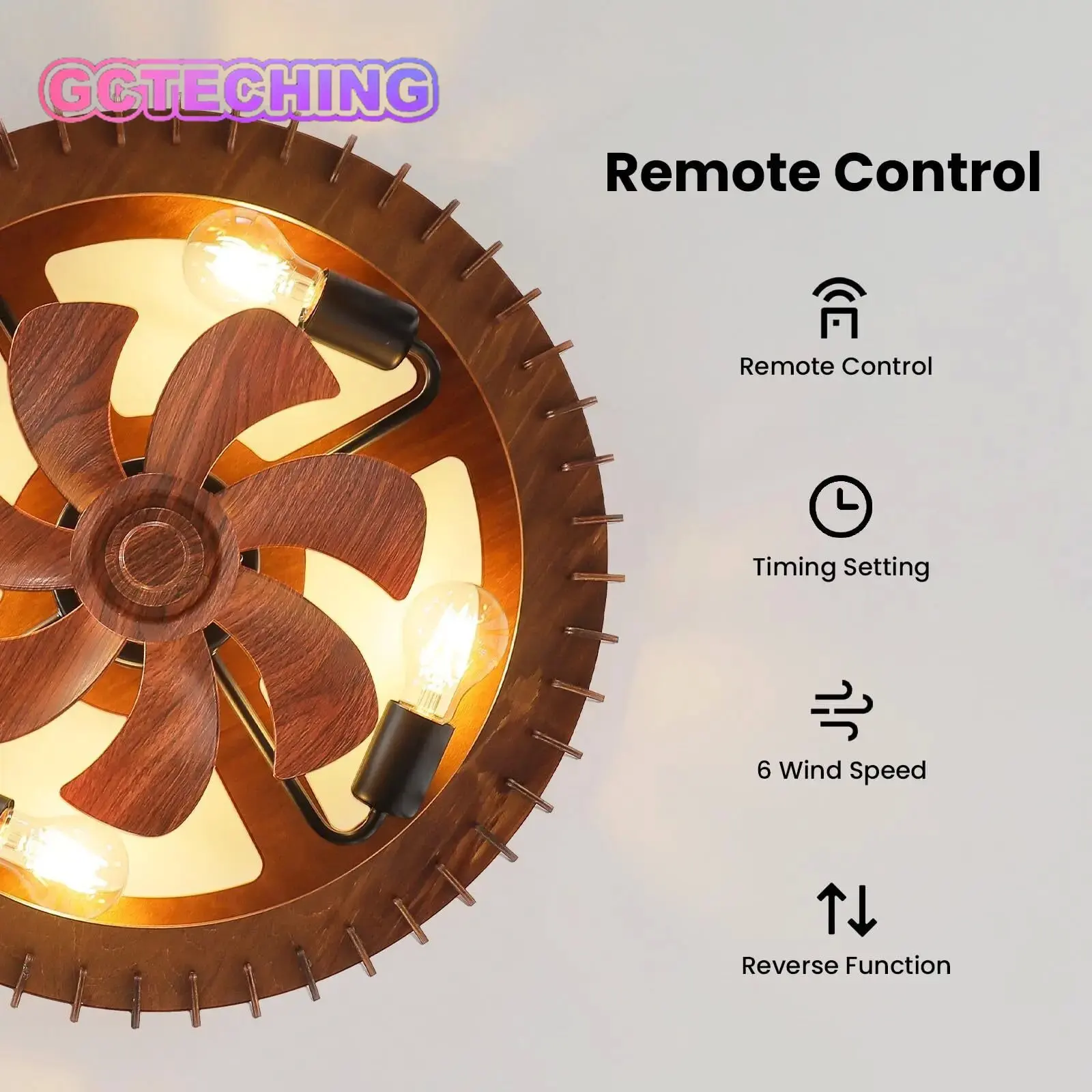 Wooden Pumpkin Ceiling Fan Light Retro Handcrafted Design Pendant Lamp for Bedroom Living Room Home Decor Lighting
Wooden Pumpkin Ceiling Fan Light Retro Handcrafted Design Pendant Lamp for Bedroom Living Room Home Decor Lighting