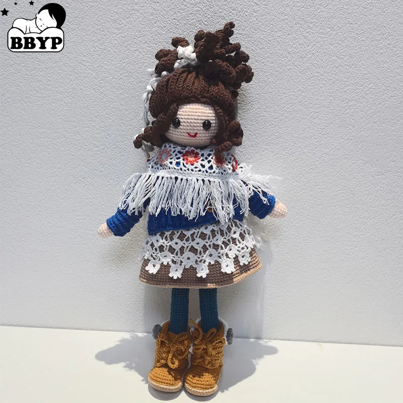 Handmade Knitting Doll Crochet Anuk girl Crochet Dolls For Home Accessories Craft Toy Ornaments
Handmade Knitting Doll Crochet Anuk girl Crochet Dolls For Home Accessories Craft Toy Ornaments