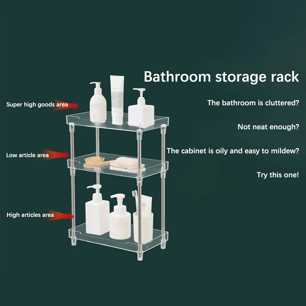 Commodity Shelf Acrylic Storage Rack ple Design Multipurpose Practical Fashionable Storing Shelve Kitchen Desktop
Commodity Shelf Acrylic Storage Rack ple Design Multipurpose Practical Fashionable Storing Shelve Kitchen Desktop