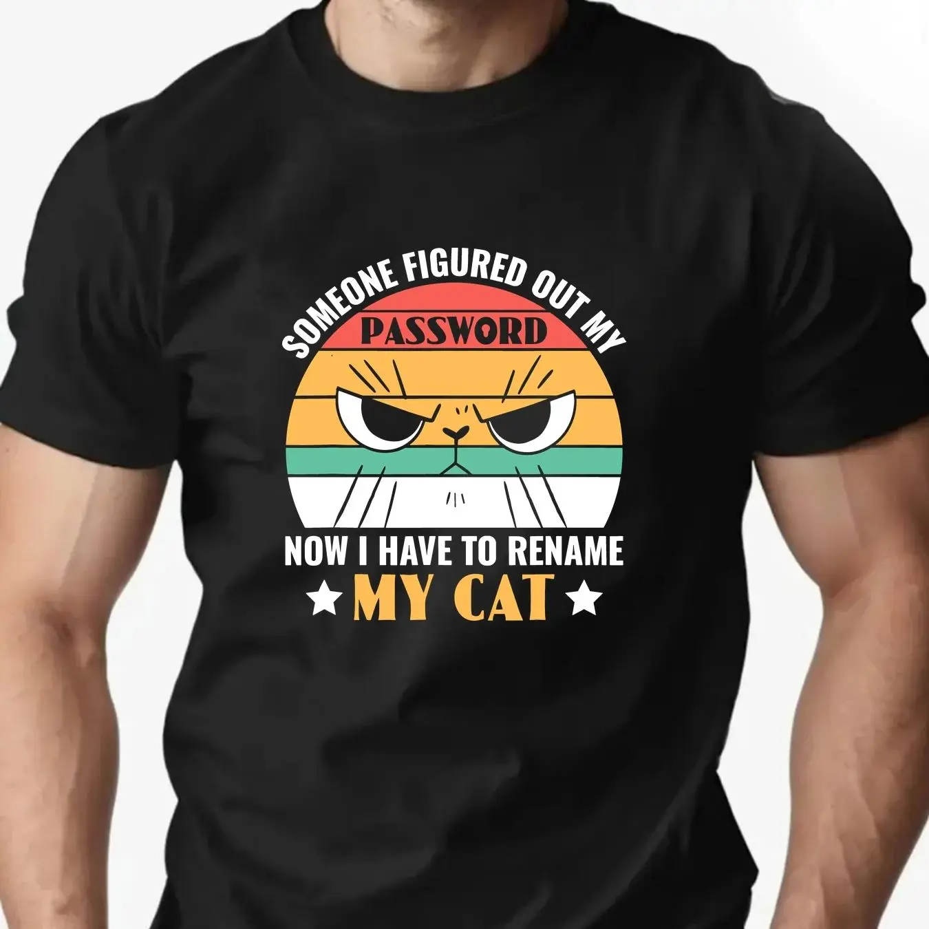 T-Shirt Men 100% Cotton MY CAT Cartoon Print Summer Round Neck Breathable Oversized Tee Casual Fashion High quality Clothing
T-Shirt Men 100% Cotton MY CAT Cartoon Print Summer Round Neck Breathable Oversized Tee Casual Fashion High quality Clothing