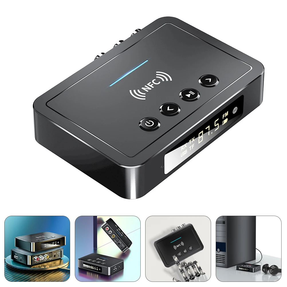 Wireless 5.0 Receiver Audio Transmitter Adapter Aux Rca Coaxial Optical Input Lossless Sound Wireless Audio Receiver
Wireless 5.0 Receiver Audio Transmitter Adapter Aux Rca Coaxial Optical Input Lossless Sound Wireless Audio Receiver