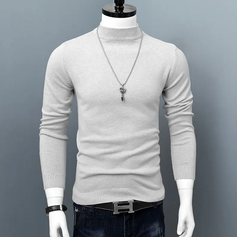 Autumn Winter Men's Turtleneck Sweater Men's Knitting Pullovers Rollneck Knitted Sweater Warm Men Jumper Slim Fit Casual Sweater
Autumn Winter Men's Turtleneck Sweater Men's Knitting Pullovers Rollneck Knitted Sweater Warm Men Jumper Slim Fit Casual Sweater