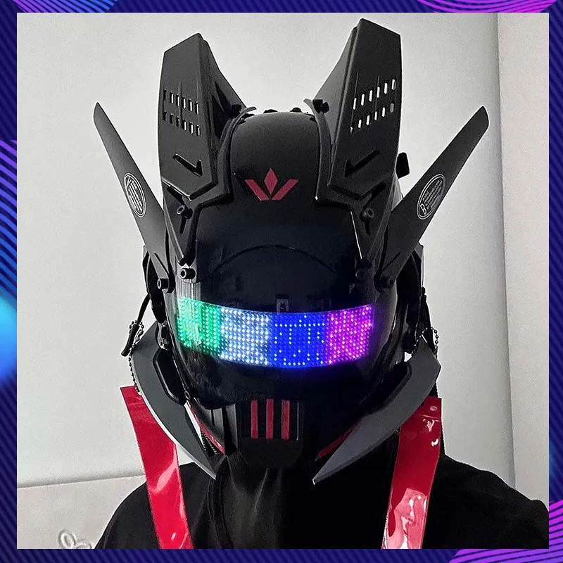 Cyber Punk Mask Sci-Fi Mech Samurai Mask Cosplay Costumes Mechanical Warrior Helmet Halloween Carniva Party Bar Coser Props Gift
Cyber Punk Mask Sci-Fi Mech Samurai Mask Cosplay Costumes Mechanical Warrior Helmet Halloween Carniva Party Bar Coser Props Gift