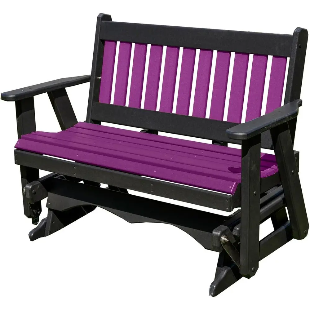 Heavy-Duty 4-Seat Poly Lumber Porch Glider - 1000 lb Capacity, USA Made, HDPE Outdoor Furniture with Stainless Steel Hardware
Heavy-Duty 4-Seat Poly Lumber Porch Glider - 1000 lb Capacity, USA Made, HDPE Outdoor Furniture with Stainless Steel Hardware