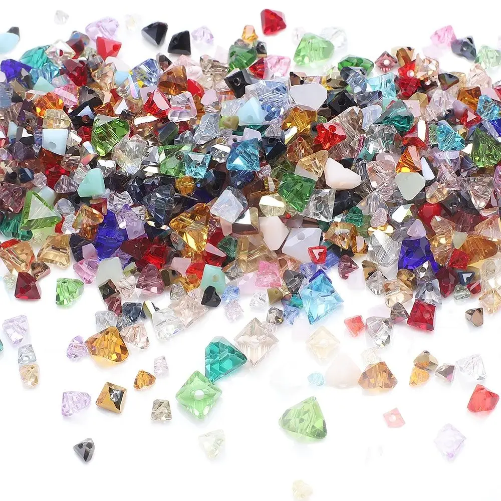 10g Mixed Tetrahedron Triangle Austrian Crystal Glass Irregular Loose Beads For Jewelry Necklace Bracelet Making DIY Accessories
10g Mixed Tetrahedron Triangle Austrian Crystal Glass Irregular Loose Beads For Jewelry Necklace Bracelet Making DIY Accessories