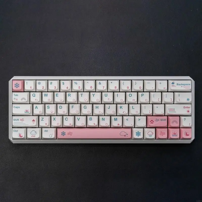 X6HA 132 Keys Full Set Customized PBT Dye Sub Keycap Weather Theme XDA Profile for Ke
X6HA 132 Keys Full Set Customized PBT Dye Sub Keycap Weather Theme XDA Profile for Ke