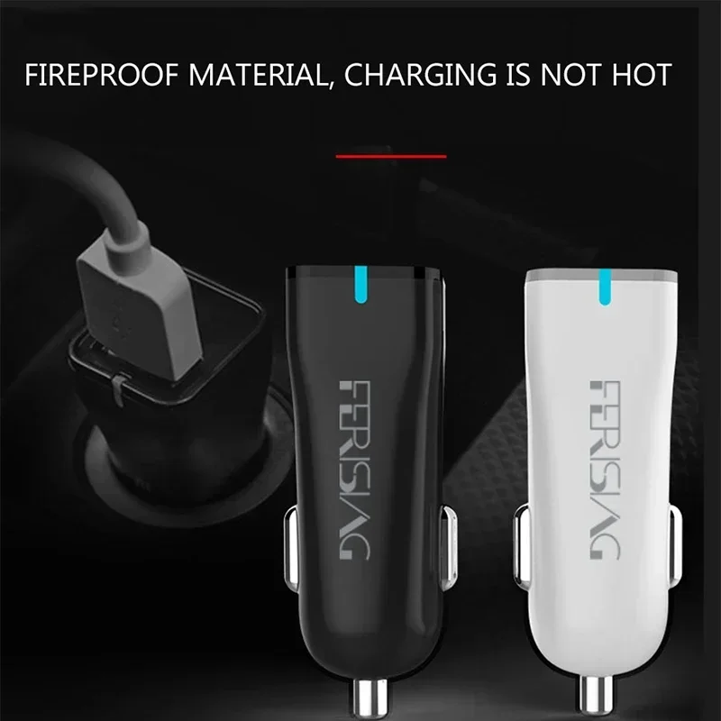 FERISING Dual Usb Car Charger Adapter 2 usb Port Led 2.4A Smart Car-charger for iphone Samsung Phone car charging accessories
FERISING Dual Usb Car Charger Adapter 2 usb Port Led 2.4A Smart Car-charger for iphone Samsung Phone car charging accessories
