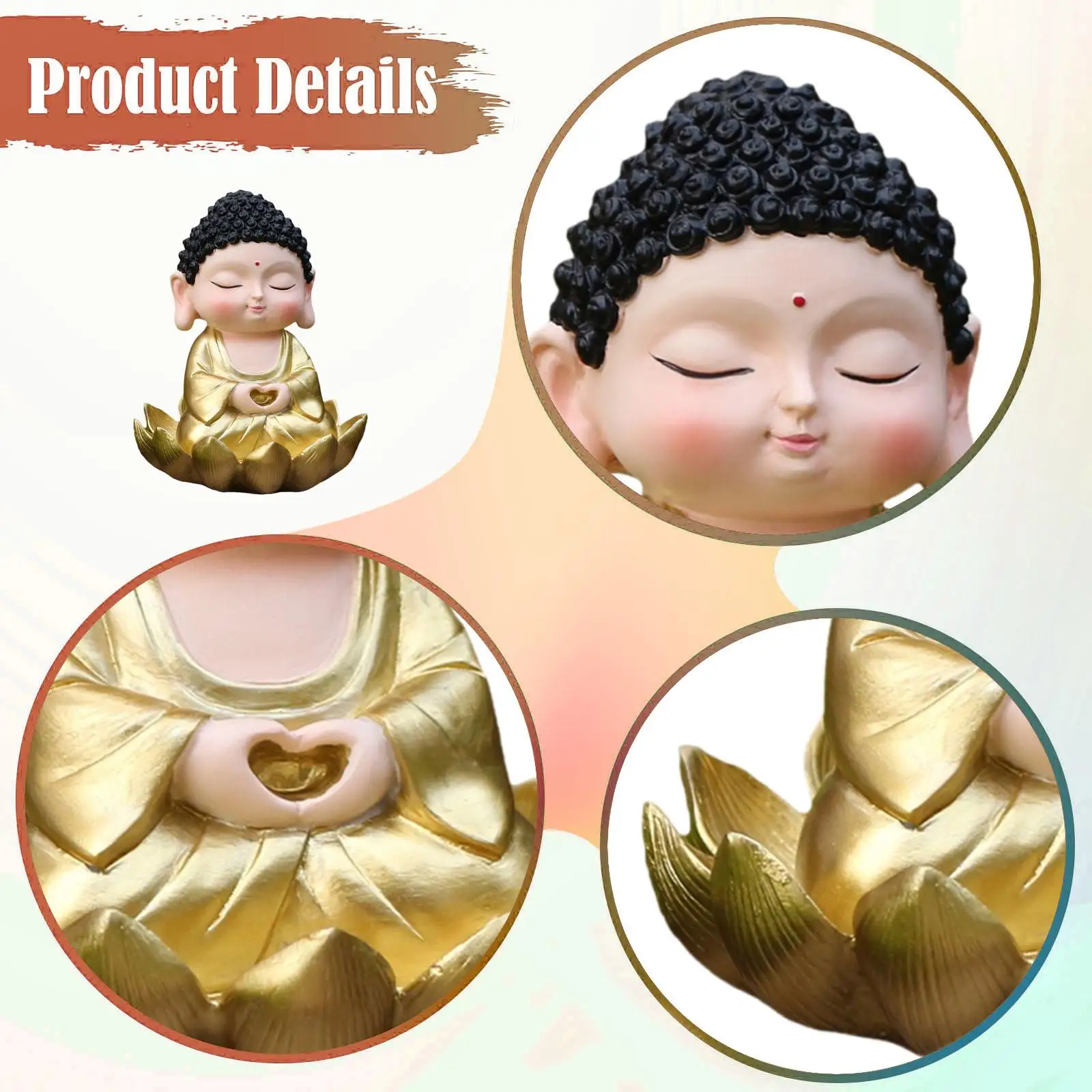 Buddha Statue Sculpture Outdoor Table Centerpiece Collection Indoor Car Ornament Desktop Decor for Vehicle Interior Accessory
Buddha Statue Sculpture Outdoor Table Centerpiece Collection Indoor Car Ornament Desktop Decor for Vehicle Interior Accessory