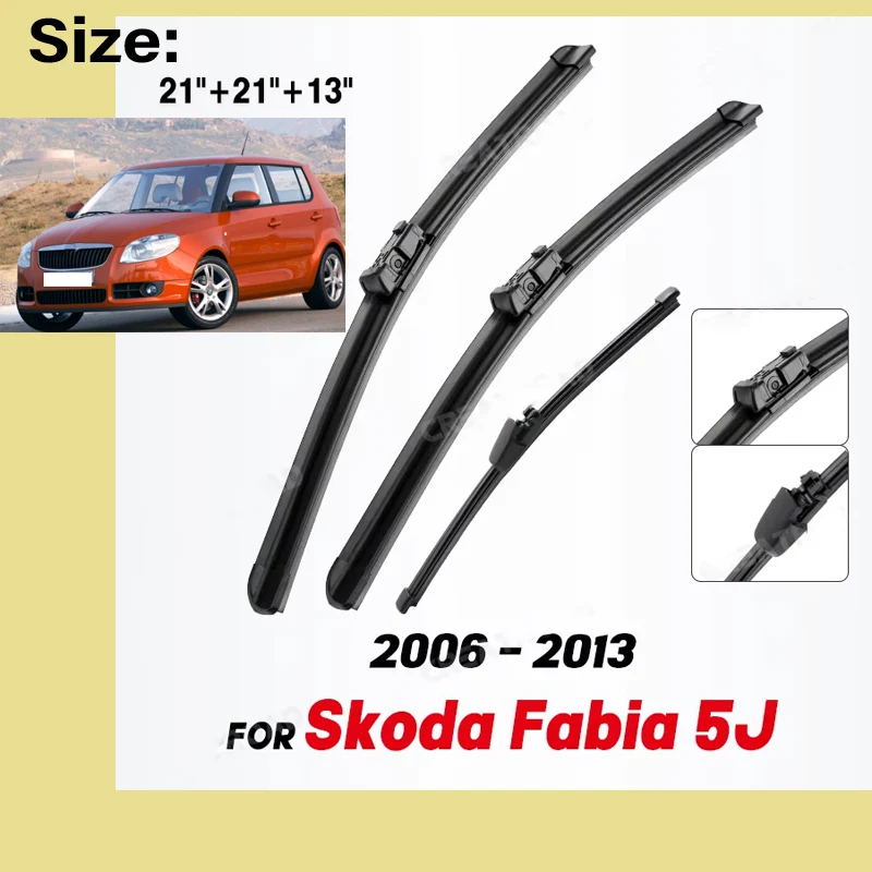 Wiper LHD Front & Rear Wiper Blades Set For Skoda Fabia 5J Hatchback 2006 - 2013 Windshield Windscreen Window 21"21"13"
Wiper LHD Front & Rear Wiper Blades Set For Skoda Fabia 5J Hatchback 2006 - 2013 Windshield Windscreen Window 21"21"13"
