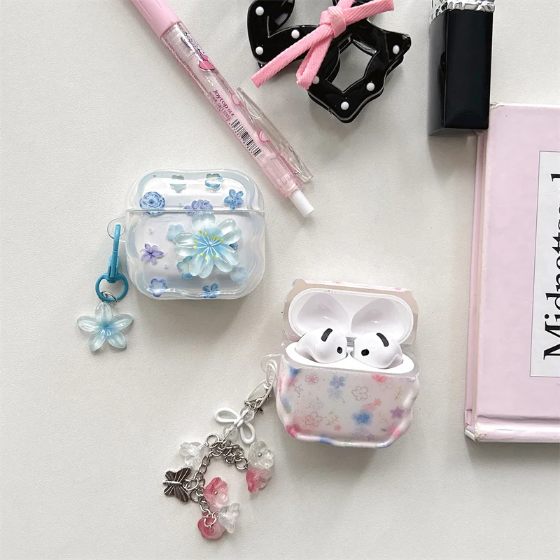 Fashion Floral AirPods Case for 1 2 3 4 Pro Pro2 Pro3 Clear Soft TPU Earphone Cover with Flower Shockproof Earphone Cover
Fashion Floral AirPods Case for 1 2 3 4 Pro Pro2 Pro3 Clear Soft TPU Earphone Cover with Flower Shockproof Earphone Cover