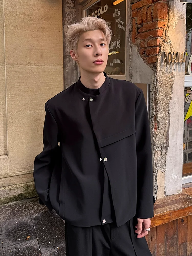 New Chinese Sle oulder Pad Men's Suit Jaet ort Sve Long Coat Casual Smart Casual High Quali Button Closure ort...
New Chinese Sle oulder Pad Men's Suit Jaet ort Sve Long Coat Casual Smart Casual High Quali Button Closure ort...