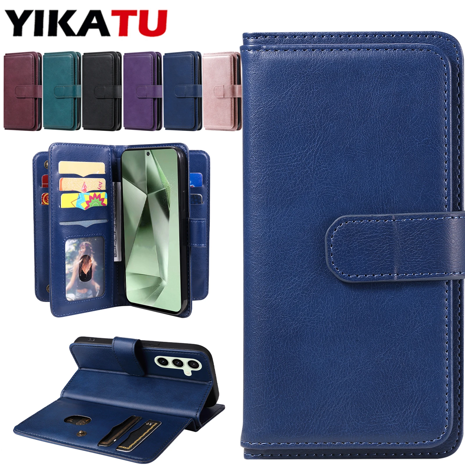 Lightweight Leather Wallet Case For Samsung Galaxy S21 S22 S23 S24 S25 S26 S30 Ultra S26 Edge S25 Plus S24 FE Flip Coque Cover
Lightweight Leather Wallet Case For Samsung Galaxy S21 S22 S23 S24 S25 S26 S30 Ultra S26 Edge S25 Plus S24 FE Flip Coque Cover