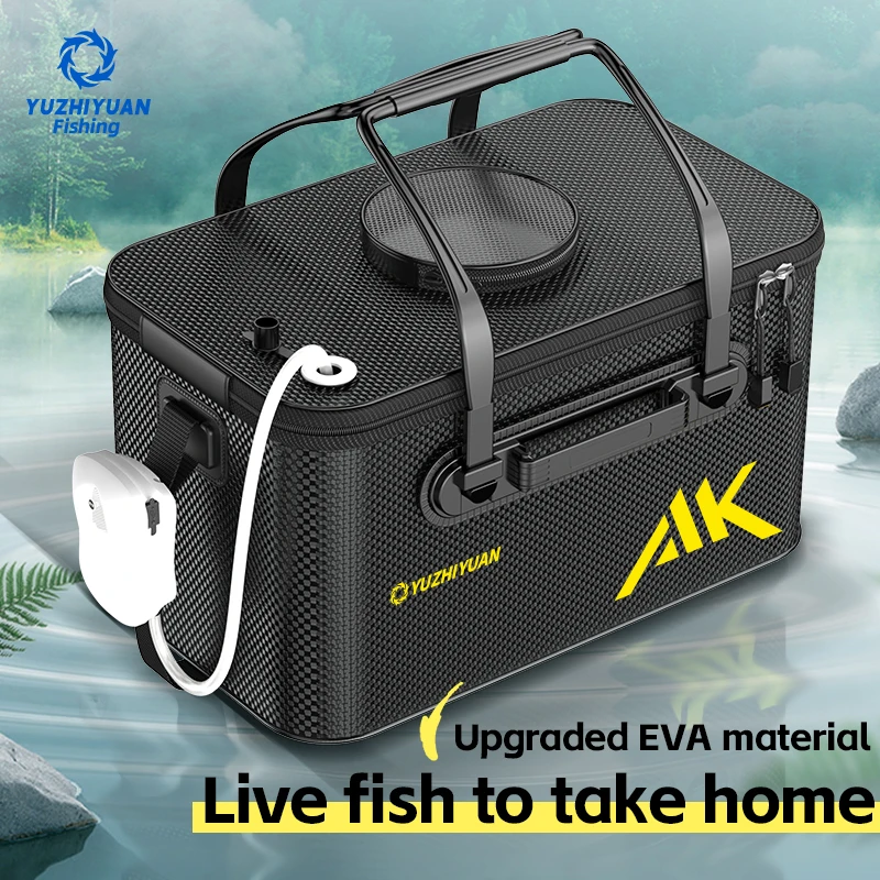 YUZHIYUAN Large Capacity Fishing Container Foldable Portable Live Fish Bucket Water Bucket Thickened EVA Material
YUZHIYUAN Large Capacity Fishing Container Foldable Portable Live Fish Bucket Water Bucket Thickened EVA Material