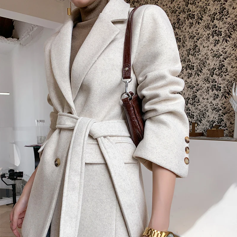 autumn winter fashion thick ol woolen blazer women slim belted wool blends suit jacket
autumn winter fashion thick ol woolen blazer women slim belted wool blends suit jacket