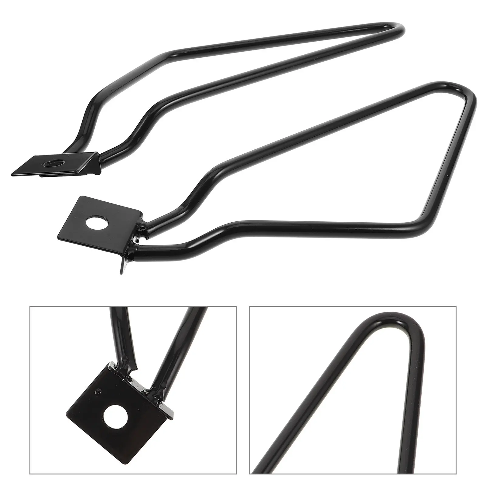 1Pair Heavy Duty Motorcycle Saddlebag Support Bracket Metal Side Mount Bracket for Xl1200 883 Universal Fit
1Pair Heavy Duty Motorcycle Saddlebag Support Bracket Metal Side Mount Bracket for Xl1200 883 Universal Fit