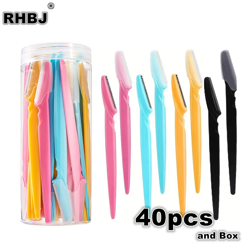 40Pcs Precision Eyebrow Razor for Women Multipurpose Dermaplaning Facial Razor with Exfoliating Tools Safety Beauty Care and Box
40Pcs Precision Eyebrow Razor for Women Multipurpose Dermaplaning Facial Razor with Exfoliating Tools Safety Beauty Care and Box