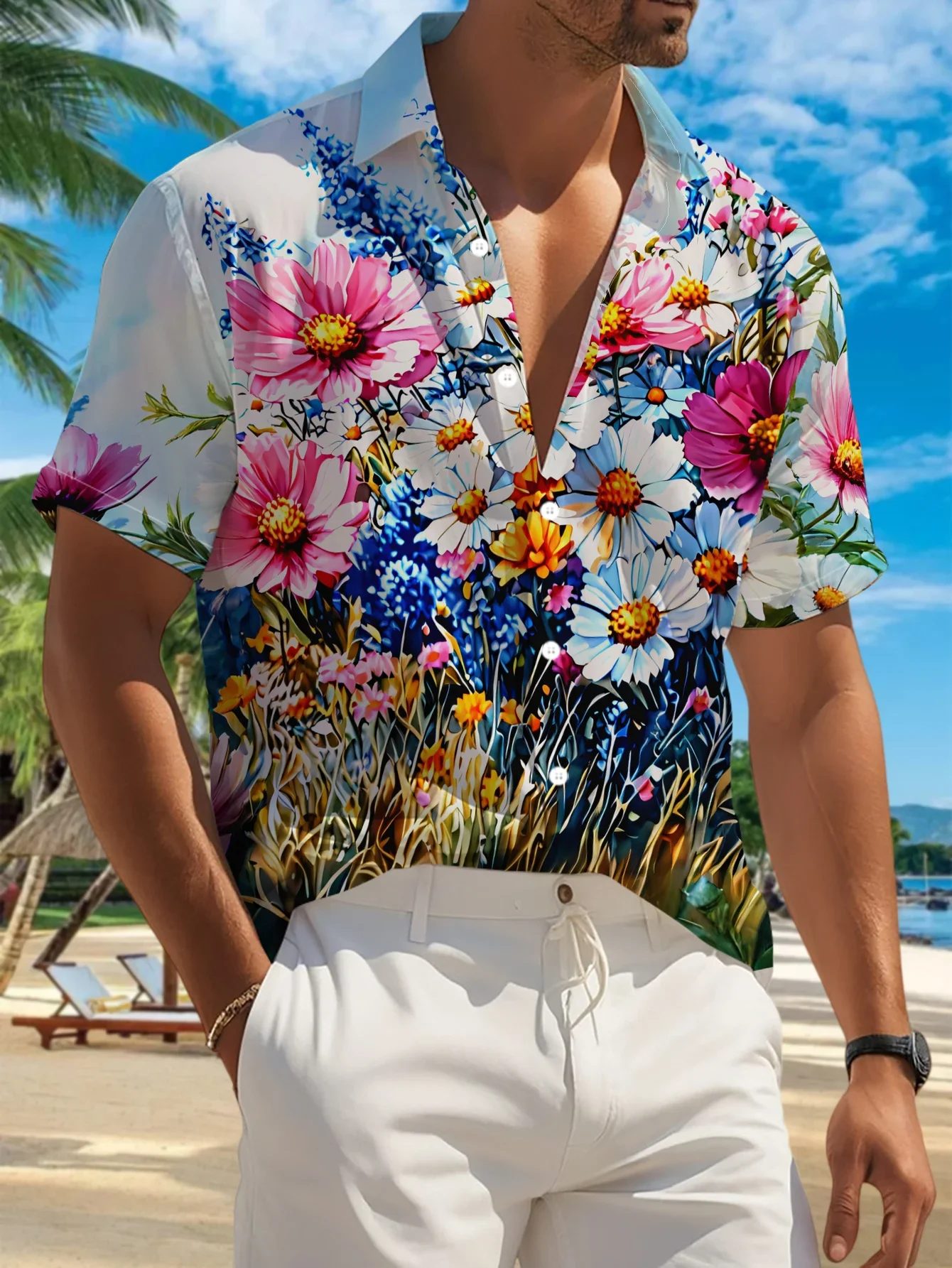 Summer High Street Graphic Print Men's Hawaiian Shirt Man Short Sleeve Casual Fashion Urban Style Party Beach Tops
Summer High Street Graphic Print Men's Hawaiian Shirt Man Short Sleeve Casual Fashion Urban Style Party Beach Tops
