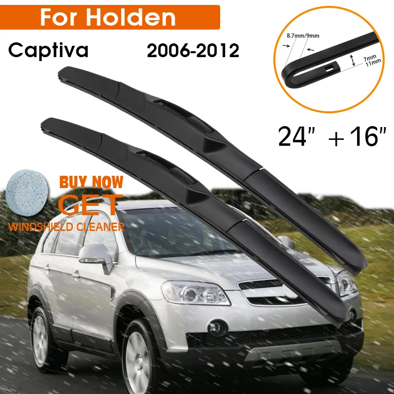 Car Wiper Blade For Holden Captiva 2006-2012 Windshield Rubber Silicon Refill Front Window Wiper 24"+16" LHDRHD Auto Accessories
Car Wiper Blade For Holden Captiva 2006-2012 Windshield Rubber Silicon Refill Front Window Wiper 24"+16" LHDRHD Auto Accessories