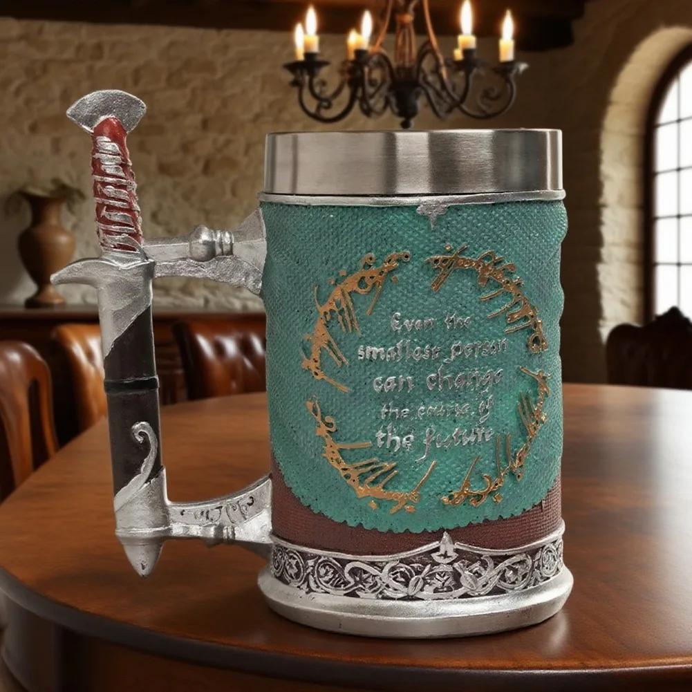 Retro Coffee Cup Lord Rings Sword Mug Rare Large Capacity Stainless Steel Thermal Cups Creative Beer Mug Bar Tea Tools Medieval
Retro Coffee Cup Lord Rings Sword Mug Rare Large Capacity Stainless Steel Thermal Cups Creative Beer Mug Bar Tea Tools Medieval