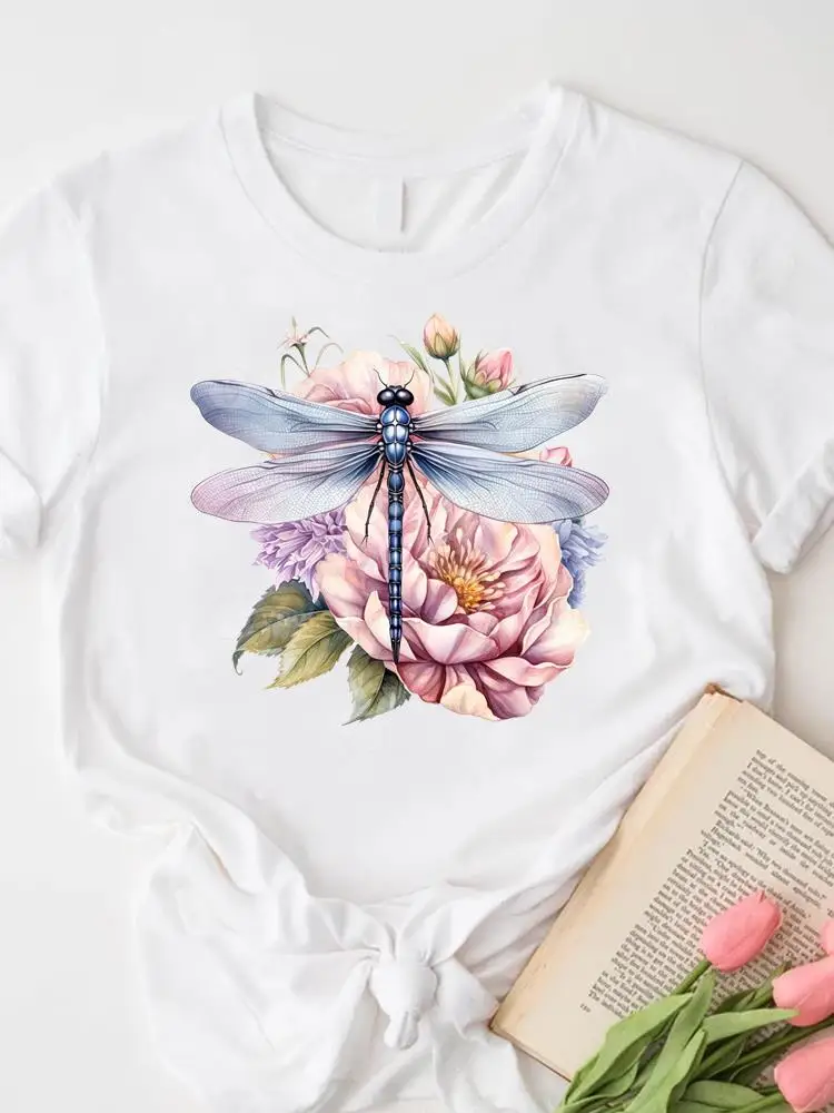 Dragonfly Style Cute Clothing Casual Wear Tee Top Graphic T-shirts T Female Short Sleeve Tshirts Lady Women Fashion Clothes
Dragonfly Style Cute Clothing Casual Wear Tee Top Graphic T-shirts T Female Short Sleeve Tshirts Lady Women Fashion Clothes