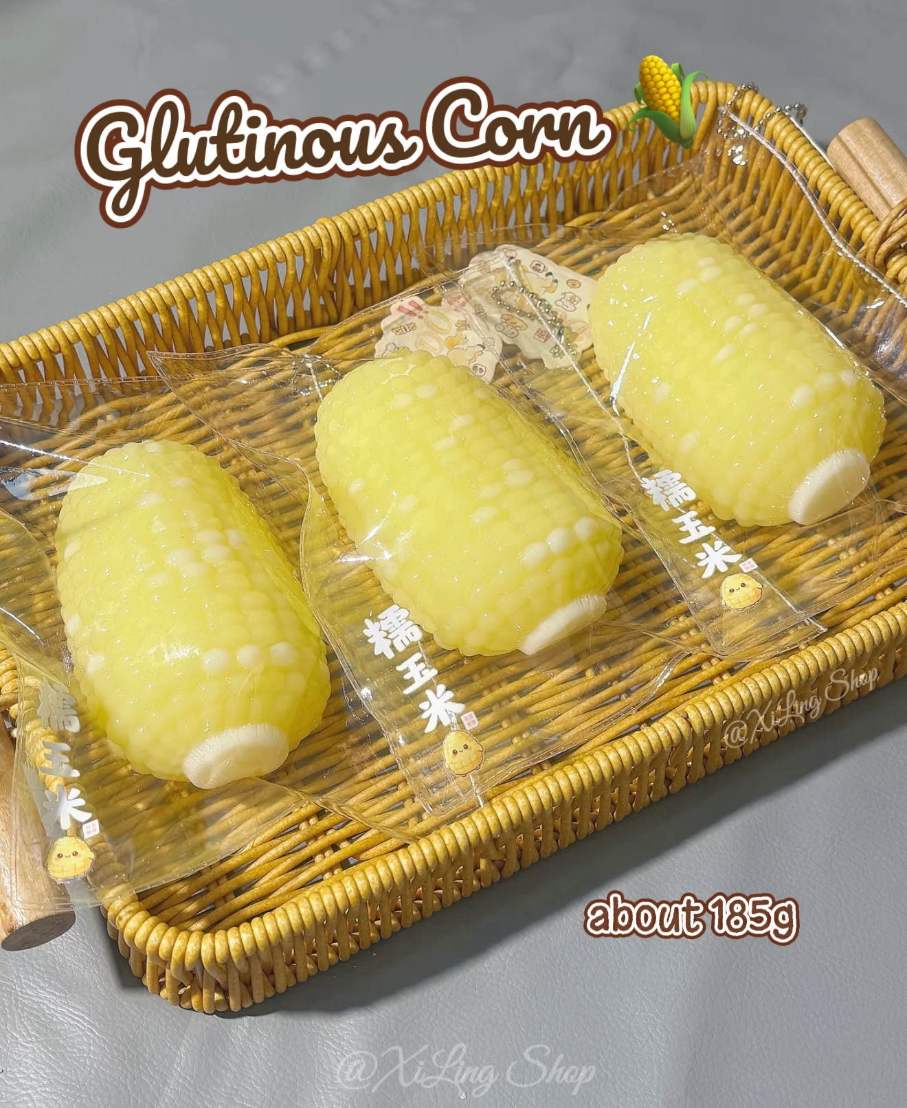 1Pc Taba Squishy toy with Creamy Clay / Glutinous Clay Texture - Glutinous Corn shaped to relieve stress
1Pc Taba Squishy toy with Creamy Clay / Glutinous Clay Texture - Glutinous Corn shaped to relieve stress