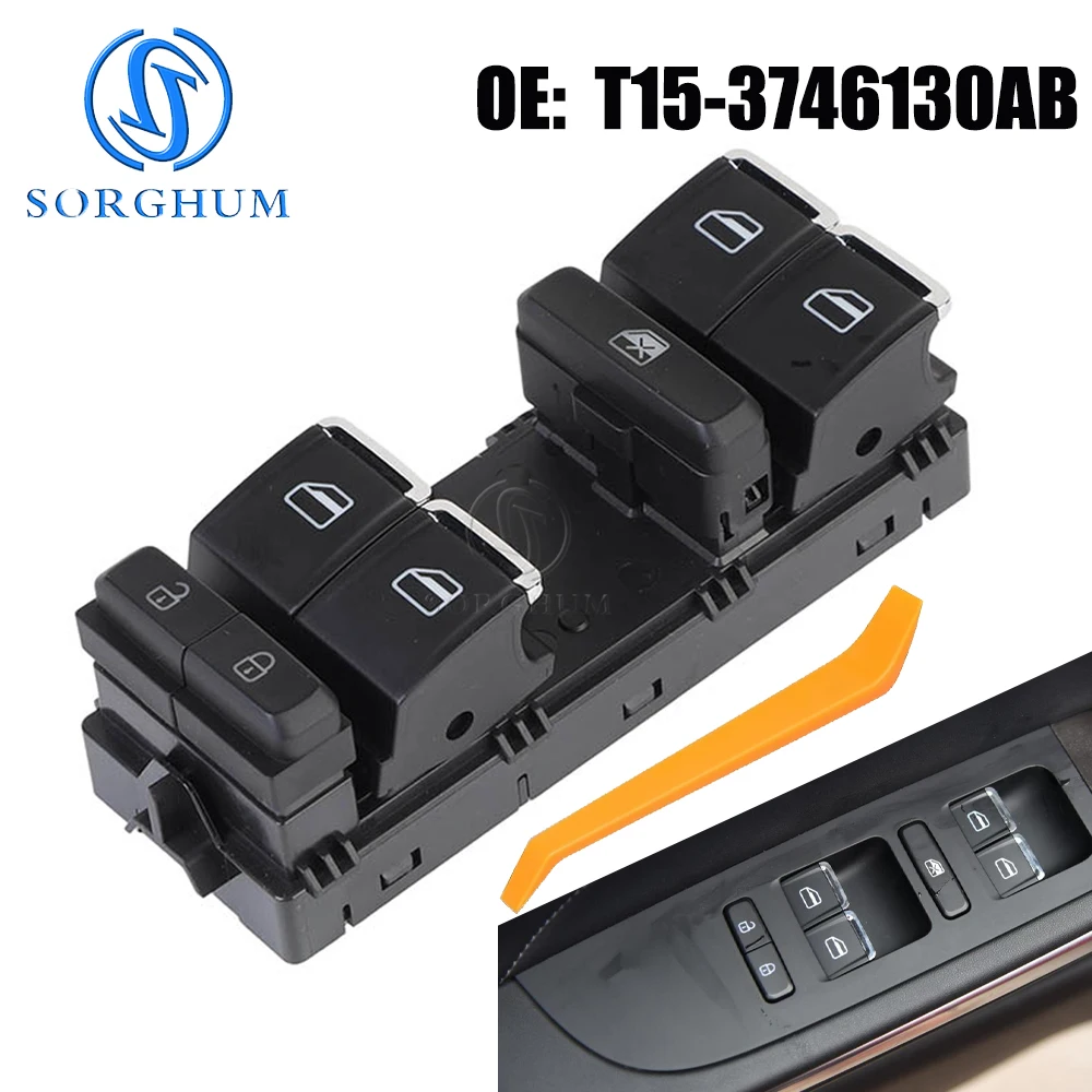 Power Window Control Switch Unit T15-3746130AB T153746130AB for Chery Tiggo 2 Tiggo 3x Door Lock Control Button Car Accessory
Power Window Control Switch Unit T15-3746130AB T153746130AB for Chery Tiggo 2 Tiggo 3x Door Lock Control Button Car Accessory