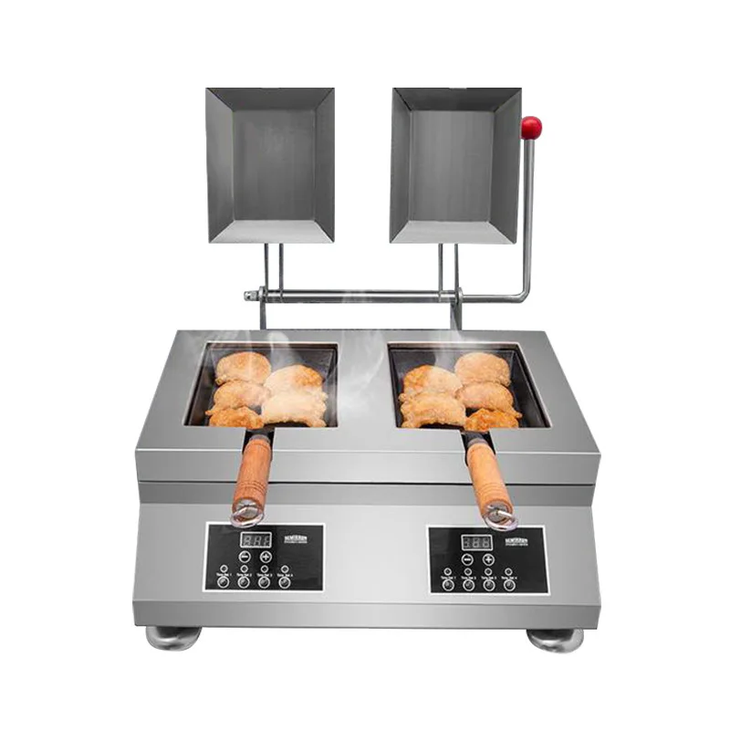Commercial automatic water fried dumplings electromechanical pancakes raw fried buns
Commercial automatic water fried dumplings electromechanical pancakes raw fried buns