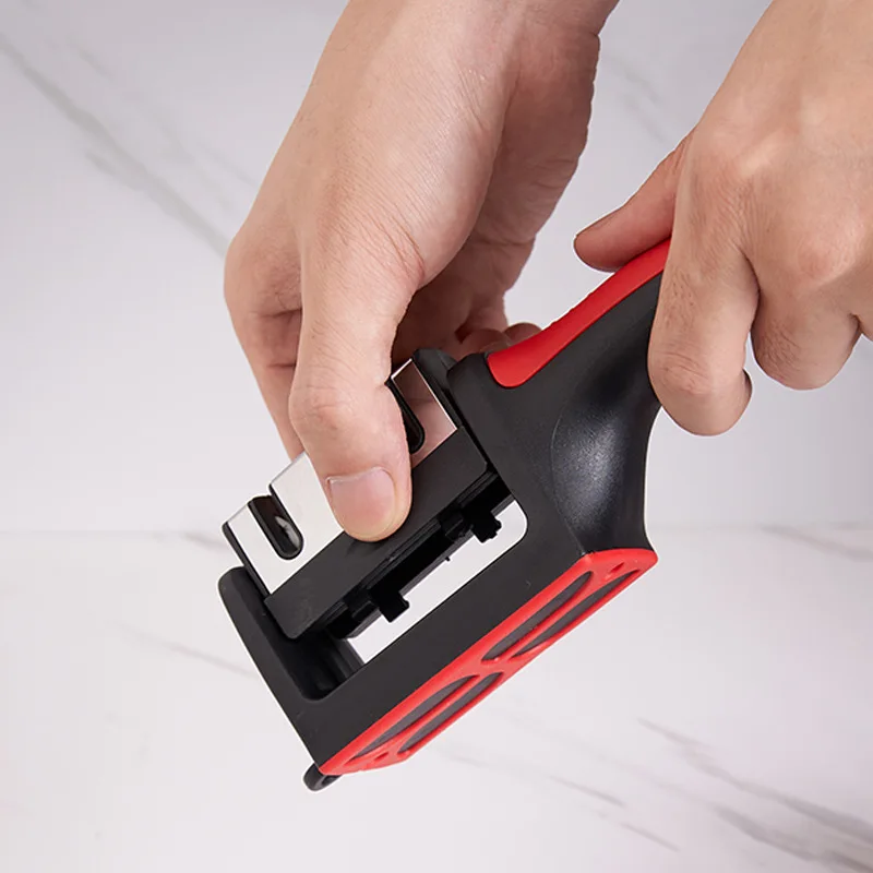 Knife Sharpener Whetstone Sharpening Professional Multi-function 3 Stages Ceramic Sharpener for Kitchen Knife with Non-slip Base
Knife Sharpener Whetstone Sharpening Professional Multi-function 3 Stages Ceramic Sharpener for Kitchen Knife with Non-slip Base