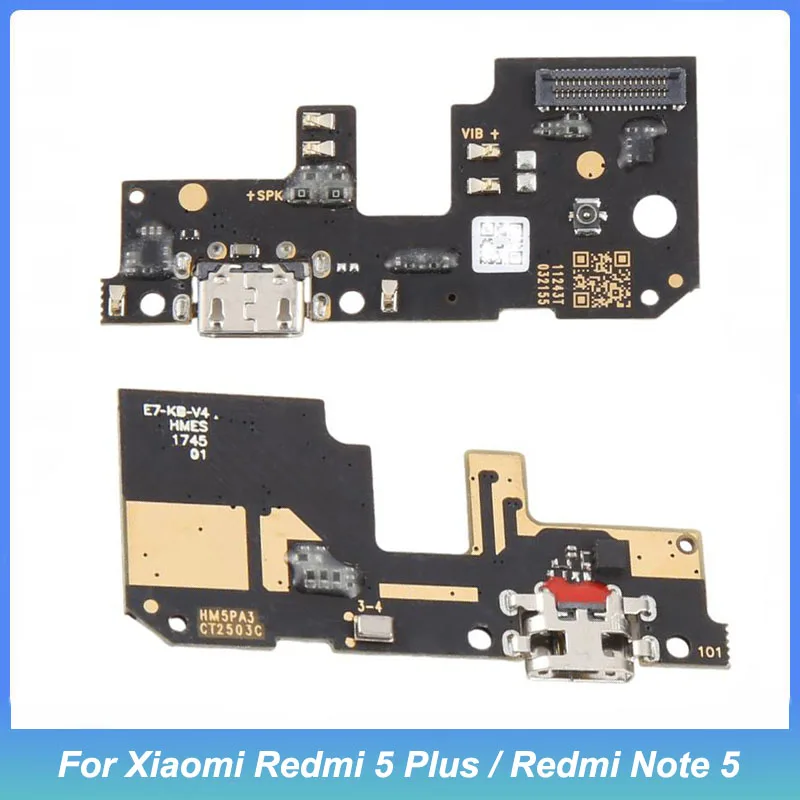 USB Charging Dock Board for Xiaomi Redmi 5 Plus / Redmi Note 5 Charger Port Connector Flex Cable Repair parts
USB Charging Dock Board for Xiaomi Redmi 5 Plus / Redmi Note 5 Charger Port Connector Flex Cable Repair parts