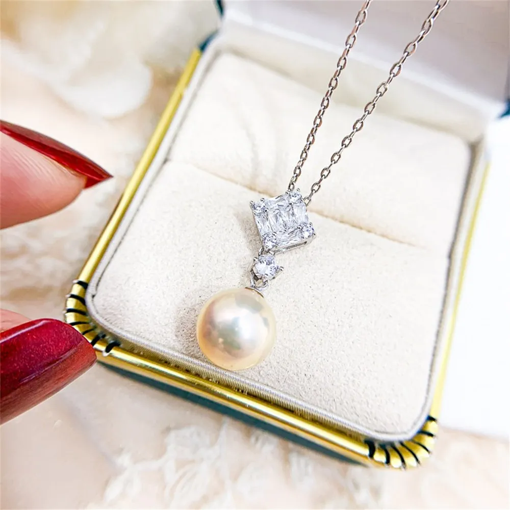 DIY Pearl Accessories S925 Sterling Silver Pendant Empty K Gold Jade Necklace Pendant Fit 8-13mm Oval D354
DIY Pearl Accessories S925 Sterling Silver Pendant Empty K Gold Jade Necklace Pendant Fit 8-13mm Oval D354