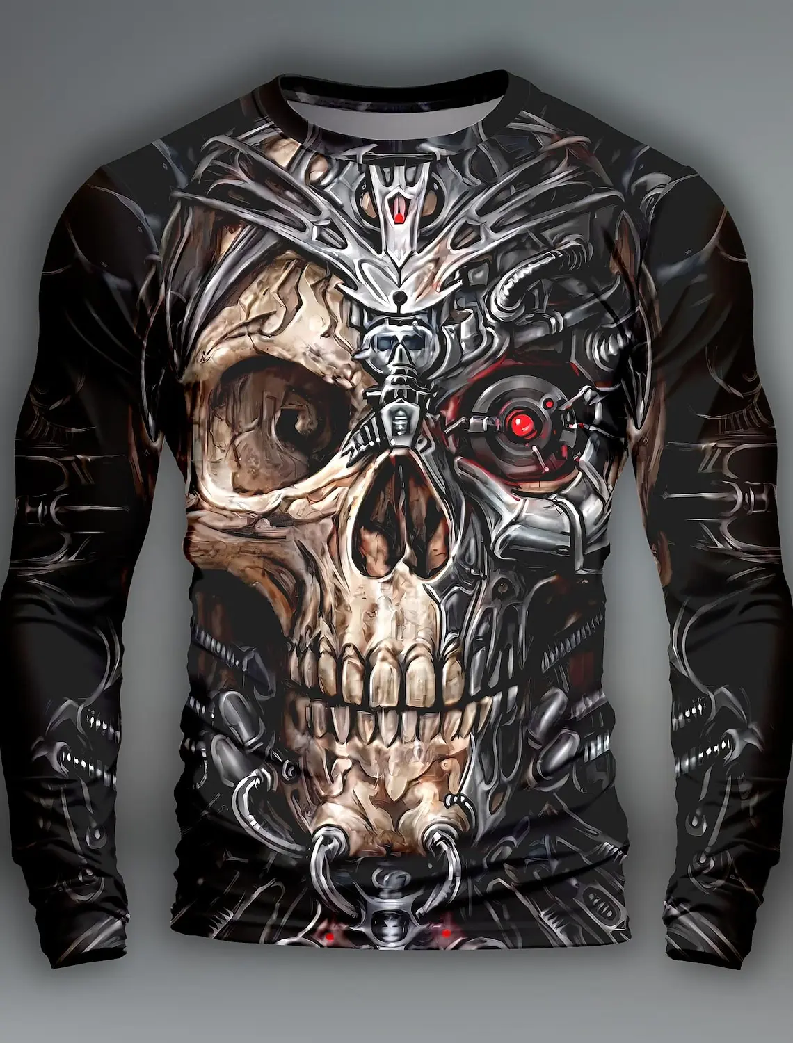 Men's Long Sleeve T-shirt for Men Clothing Casual with Skeleton Skulls Graphic Tops Fashion Harajuku 3D Full Printing Clothing
Men's Long Sleeve T-shirt for Men Clothing Casual with Skeleton Skulls Graphic Tops Fashion Harajuku 3D Full Printing Clothing