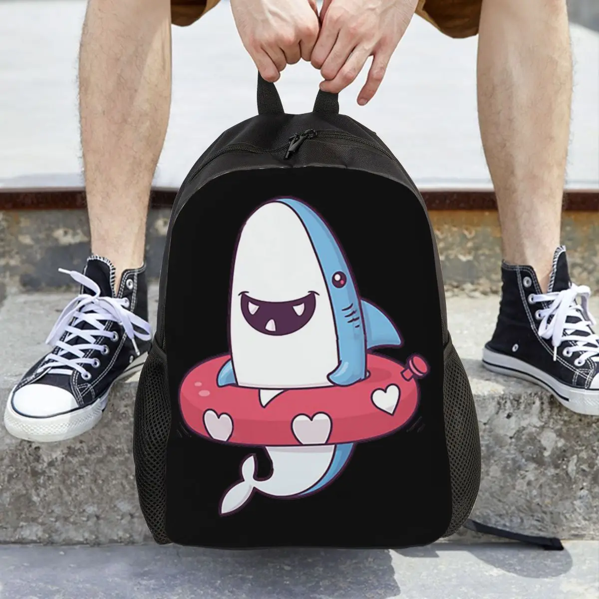 Shark Summer Fun Backpack Hot Sale Daypack Large Capacity Boys Girls BookBag School Bag Shoulder Bags for Men Women
Shark Summer Fun Backpack Hot Sale Daypack Large Capacity Boys Girls BookBag School Bag Shoulder Bags for Men Women