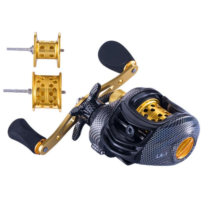 7.2:1 High Speed Baitcasting Reels Lightweight Large Line Capacity 4+1 BB 6KG Max Drag Fishing Reel Wheel
7.2:1 High Speed Baitcasting Reels Lightweight Large Line Capacity 4+1 BB 6KG Max Drag Fishing Reel Wheel