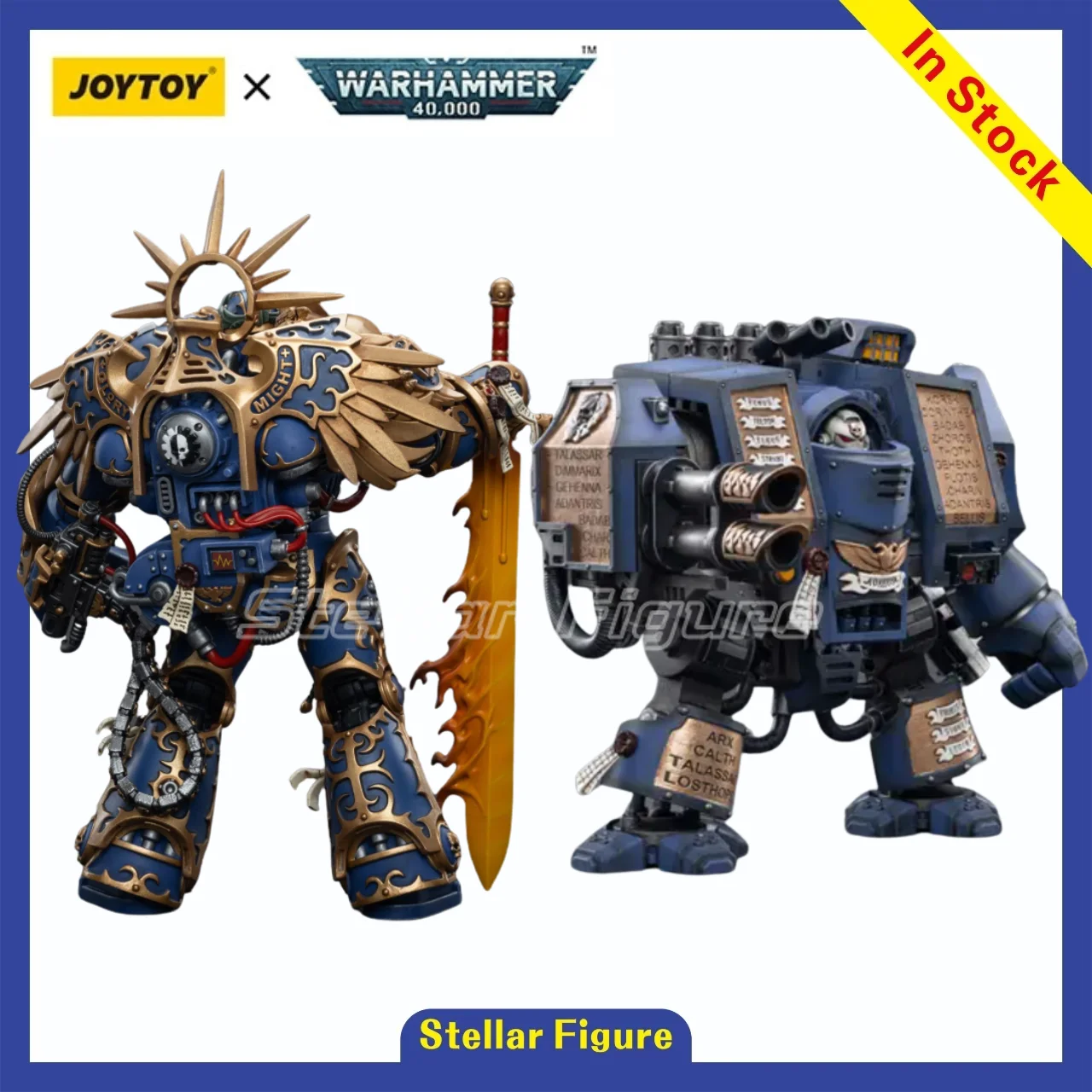 【In Stock】 JOYTOY 1/18 Action Figures Warhammer 40K Ultramarines Roboute Guilliman Venerable Dreadnought Model Toy
【In Stock】 JOYTOY 1/18 Action Figures Warhammer 40K Ultramarines Roboute Guilliman Venerable Dreadnought Model Toy