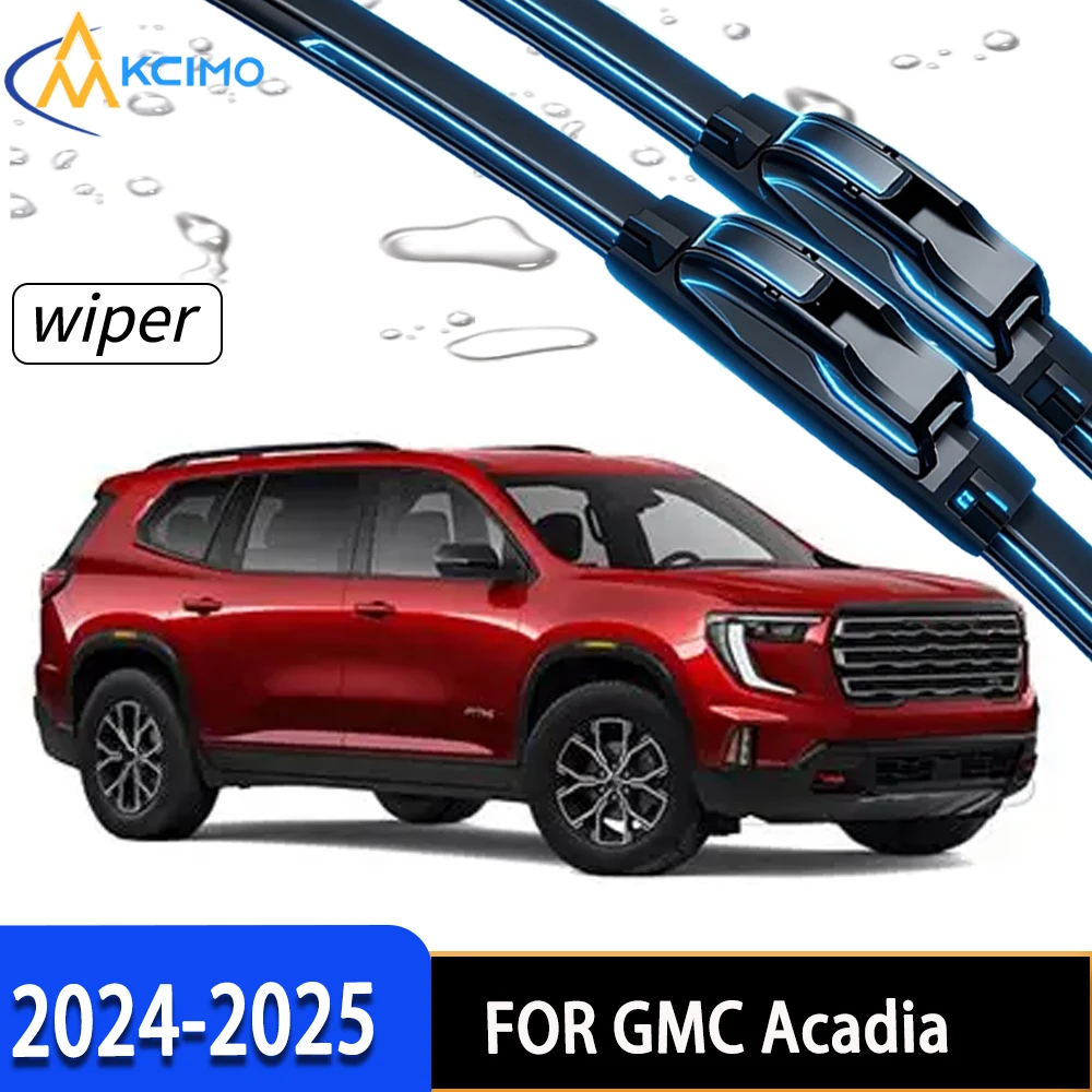 2Pcs Front Windshield Wiper Blades For GMC Acadia 2024-2025, High-Density Rubber Stable Wiping Direct Replacement
2Pcs Front Windshield Wiper Blades For GMC Acadia 2024-2025, High-Density Rubber Stable Wiping Direct Replacement