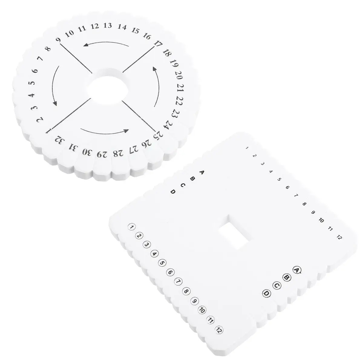 2 Pcs Weaving Disk Set for Braiding Bracelets Round Loom EVA DIY Craft Beading Cord Board Handmade Weaving Tools
2 Pcs Weaving Disk Set for Braiding Bracelets Round Loom EVA DIY Craft Beading Cord Board Handmade Weaving Tools