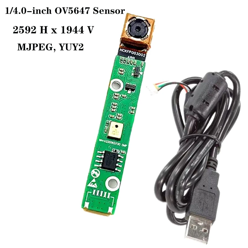 2592x1944 OV5647 5MP HD USB Camera Module Autofocus 68° motherboard + lens splice board Used for shooting
2592x1944 OV5647 5MP HD USB Camera Module Autofocus 68° motherboard + lens splice board Used for shooting