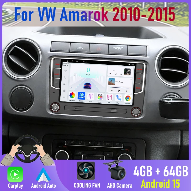 7'' For VW Amarok 2010-2015 Car Radio 2DIN Android 15 Auto Apple Wireless Carplay Bluetooth Google Map GPS Navi Stereo FM
7'' For VW Amarok 2010-2015 Car Radio 2DIN Android 15 Auto Apple Wireless Carplay Bluetooth Google Map GPS Navi Stereo FM