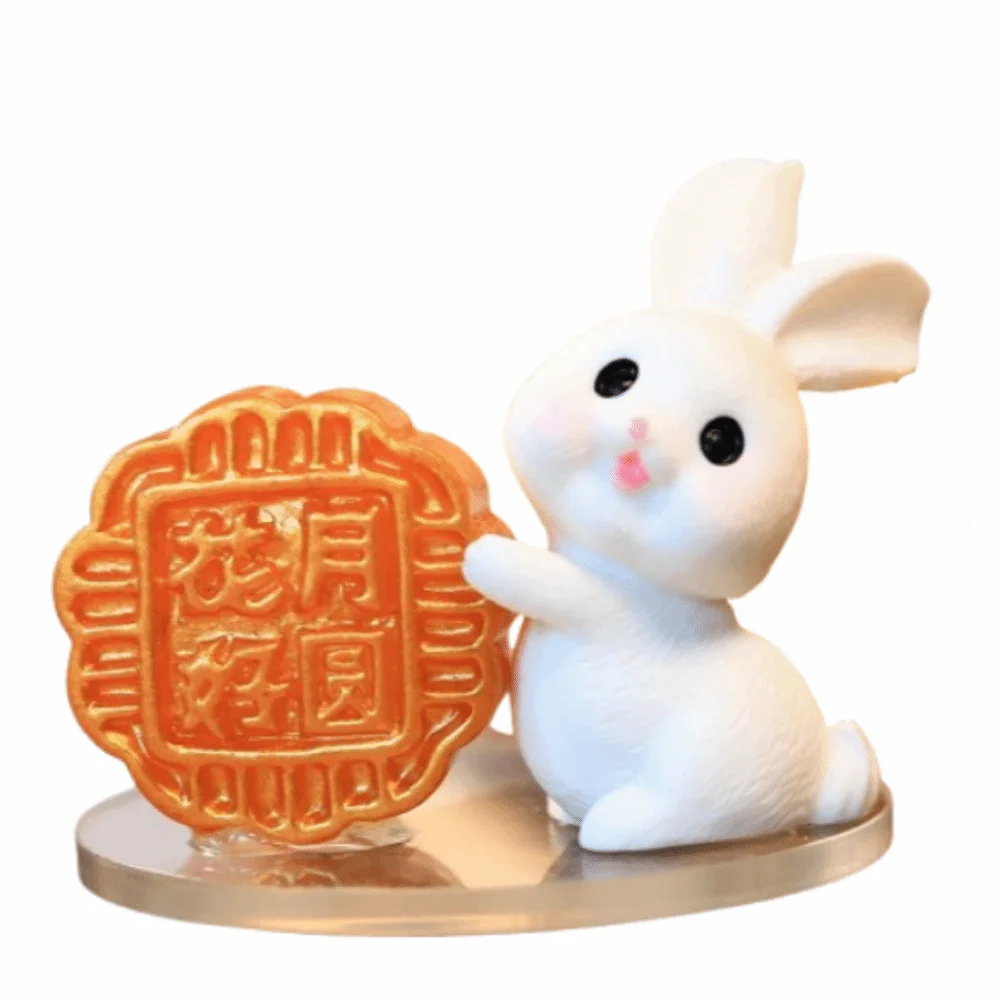 Creative Rabbit Mooncake Figurines Cute Resin Mini Rabbit Desktop Ornament Exquisite Realistic Micro Landscape Decoration Easter
Creative Rabbit Mooncake Figurines Cute Resin Mini Rabbit Desktop Ornament Exquisite Realistic Micro Landscape Decoration Easter
