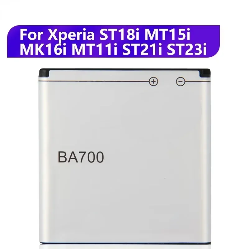 Производство 2024 Сменный аккумулятор BA700 для SONY ST18i MT15i MT16i MK16i MT11i ST21i ST23i Аккумуляторы для телефонов 1500 мАч
Производство 2024 Сменный аккумулятор BA700 для SONY ST18i MT15i MT16i MK16i MT11i ST21i ST23i Аккумуляторы для телефонов 1500 мАч