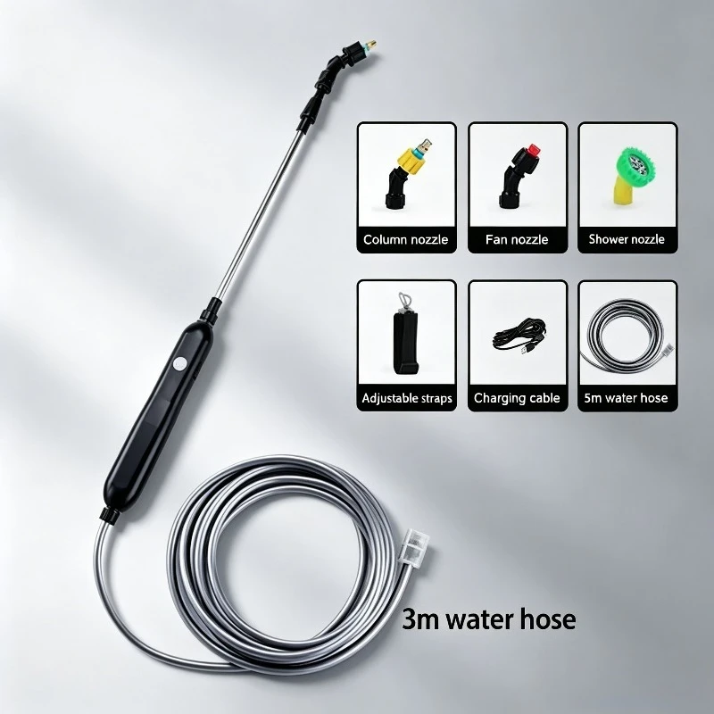 Electric small pesticide spray can automatically recover high-pressure pesticide sprayer for agricultural flower spraying
Electric small pesticide spray can automatically recover high-pressure pesticide sprayer for agricultural flower spraying