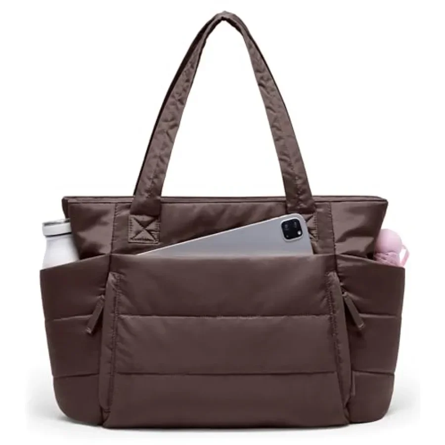 Tote Bag for Women with Zipper, Quilted Puffer Tote Bag with Compartments, Lightweight Puffy Work Bags for Women Travel
Tote Bag for Women with Zipper, Quilted Puffer Tote Bag with Compartments, Lightweight Puffy Work Bags for Women Travel
