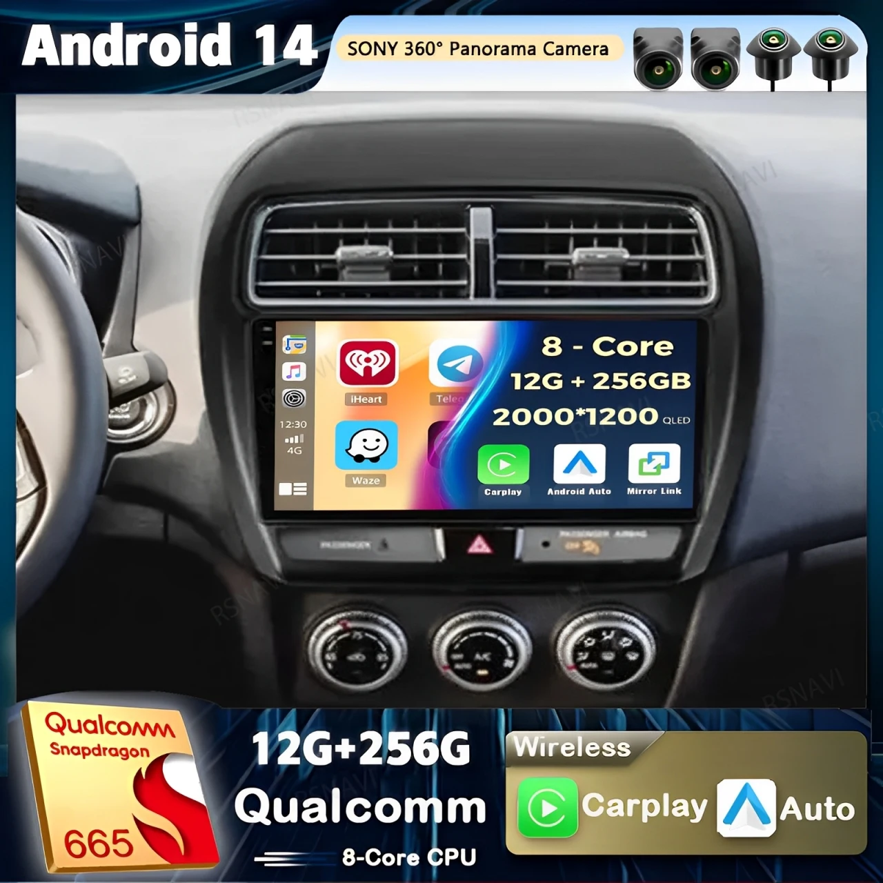 Android 14 Carplay Car Radio For Mitsubishi ASX 1 2016 2017 - 2022 Multimedia Video Player Navigation GPS Stereo 2Din 360 Camera
Android 14 Carplay Car Radio For Mitsubishi ASX 1 2016 2017 - 2022 Multimedia Video Player Navigation GPS Stereo 2Din 360 Camera